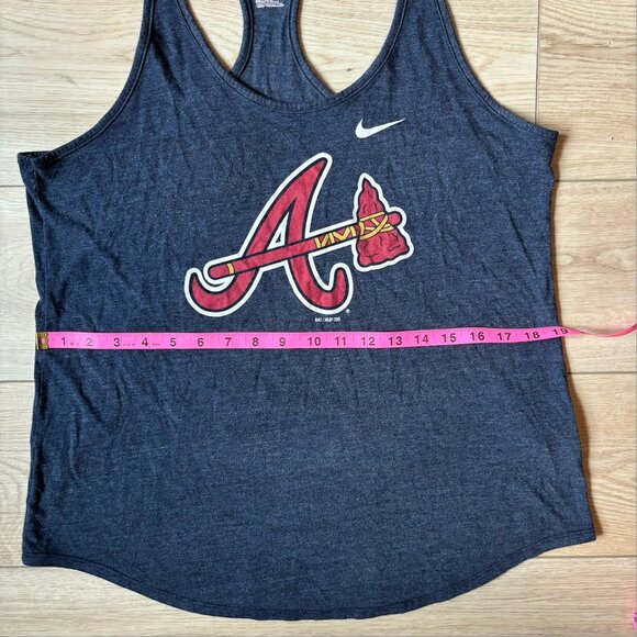 nike atlanta braves razorback tank top extra large mlb official merch - Picture 4 of 5